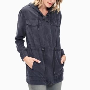 Splendid Windward Tencel Navy Blue Utility Jacket